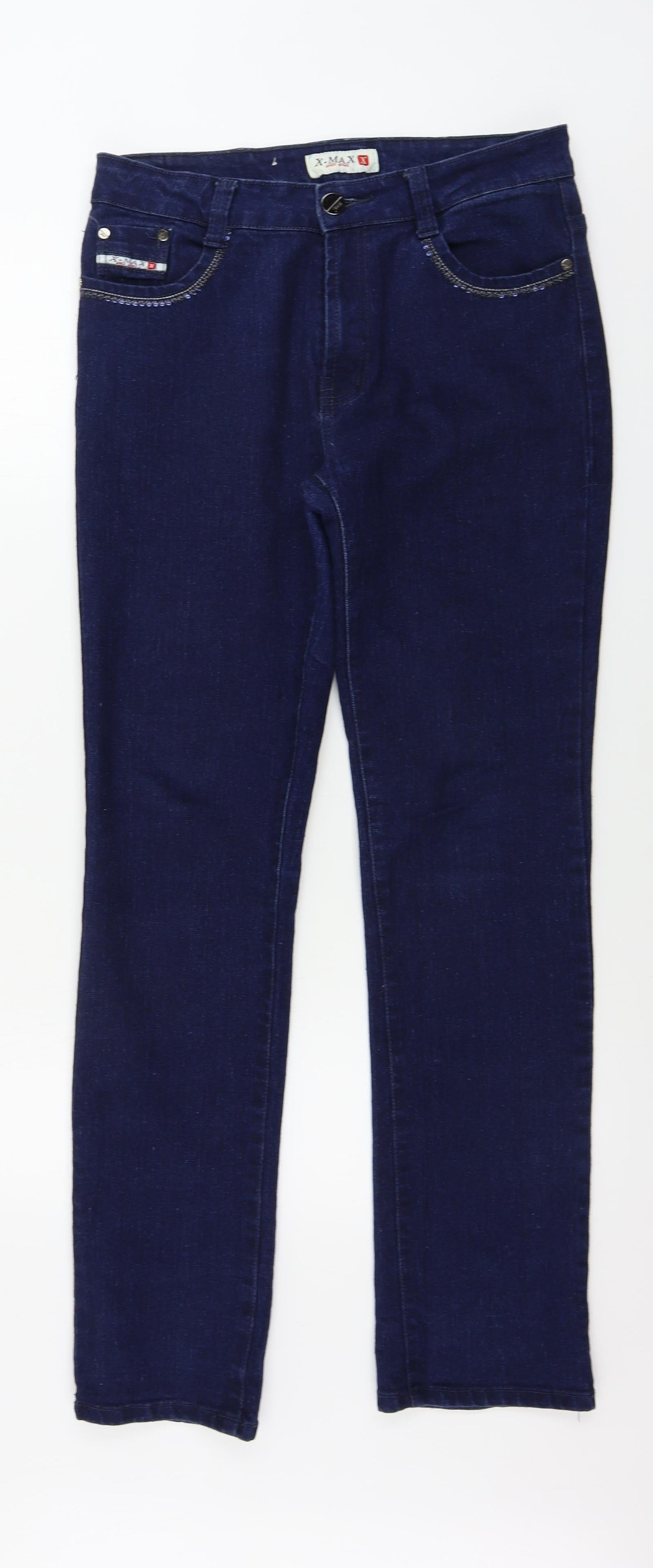 x max Womens Blue   Skinny Jeans Size 32 in L30 in