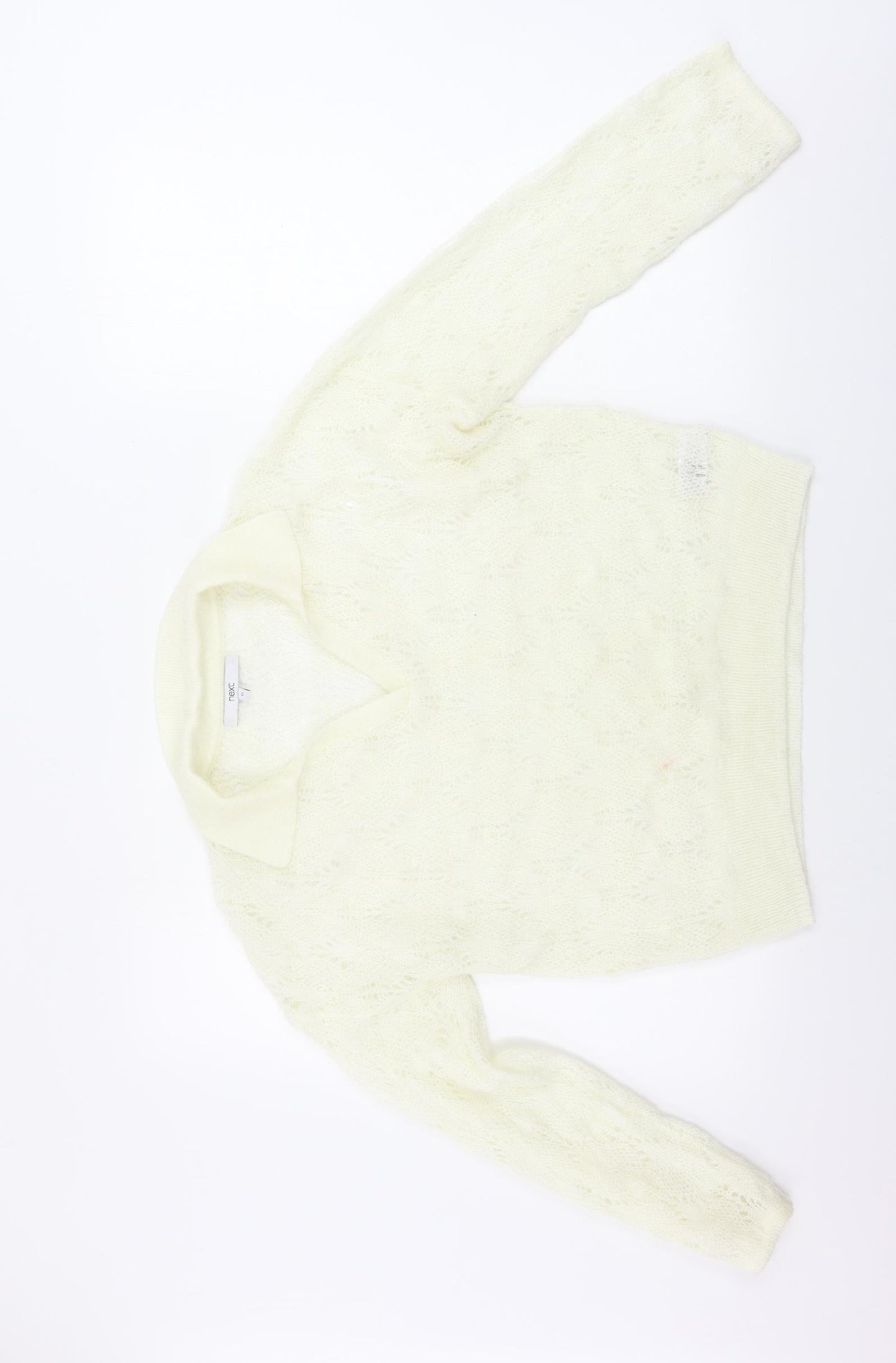 Womens UK Size 12 NEXT Ivory Pullover Jumper