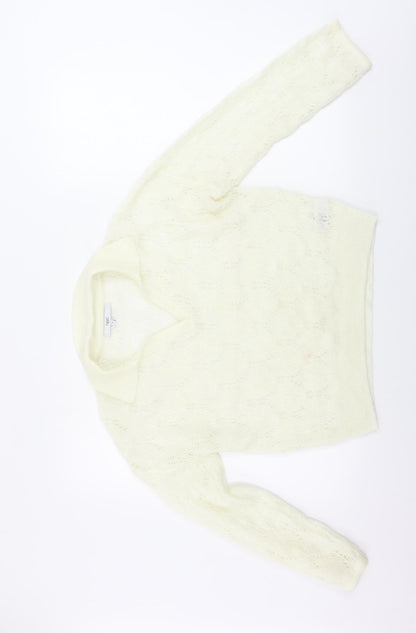 Womens UK Size 12 NEXT Ivory Pullover Jumper