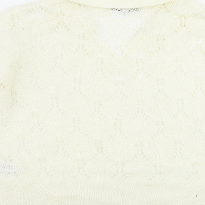 Womens UK Size 12 NEXT Ivory Pullover Jumper