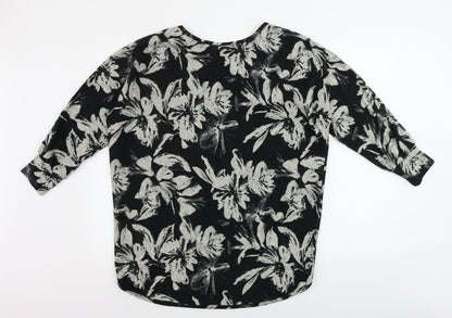 Womens UK Size 10 Roman Black Pullover Jumper