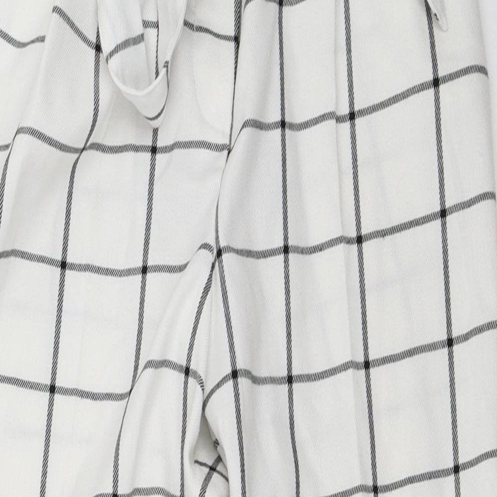 Primark Womens White   Trousers  Size 14 L26.5 in