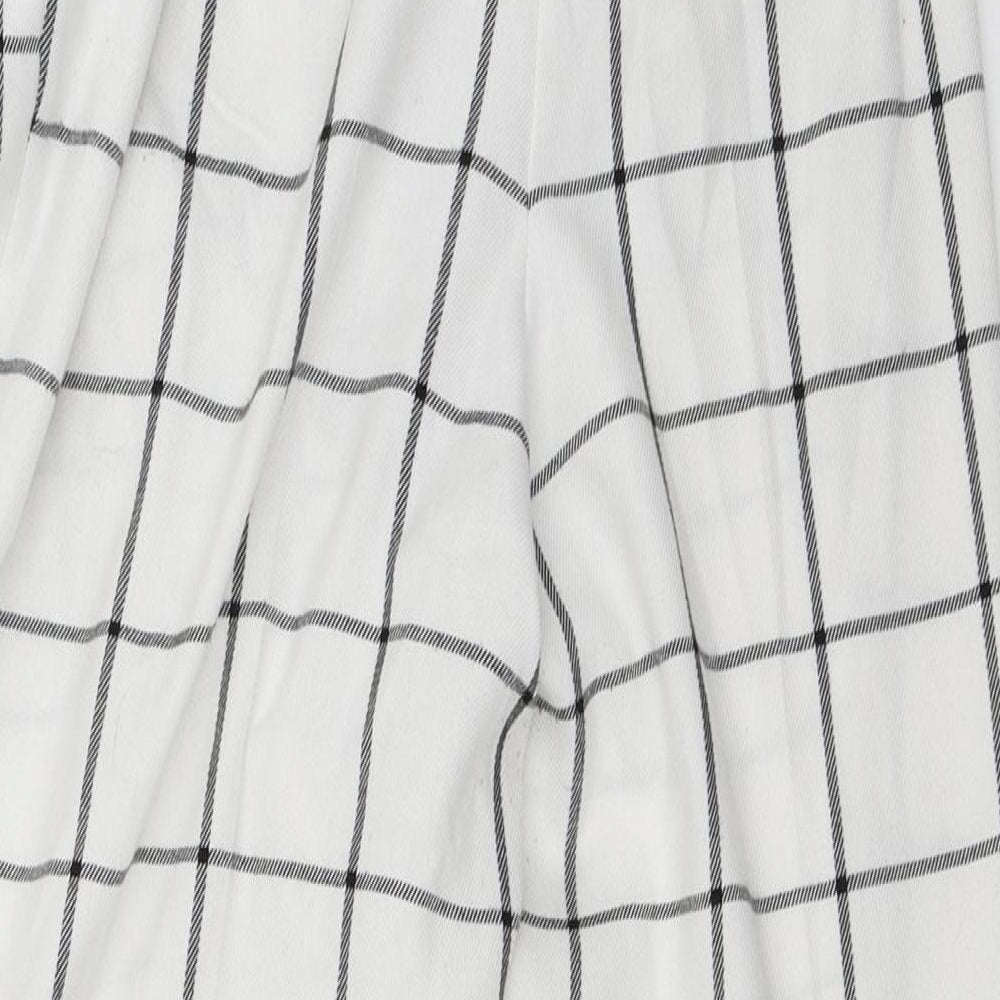 Primark Womens White   Trousers  Size 14 L26.5 in