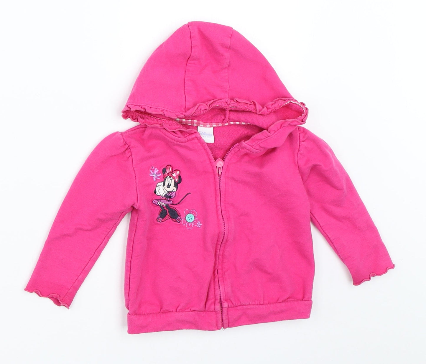 Disney Girls Pink   Jacket  Size 9-12 Months  - Minnie mouse