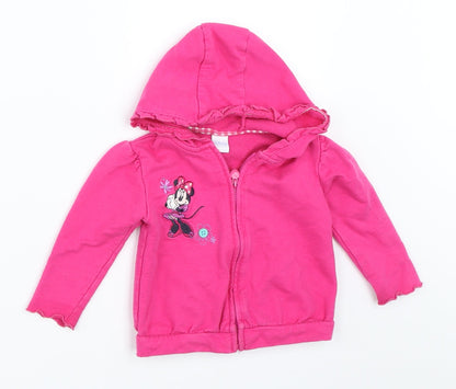 Disney Girls Pink   Jacket  Size 9-12 Months  - Minnie mouse