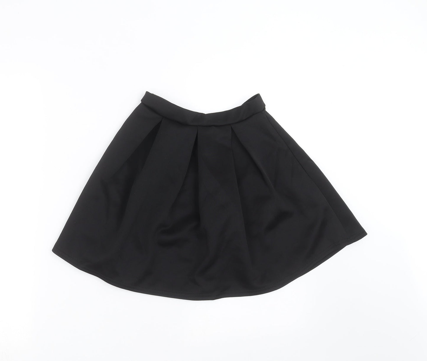 Boohoo Womens Black   A-Line Skirt Size 6