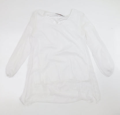 OJT Womens White   Basic Blouse Size XL  - cold Shoulder