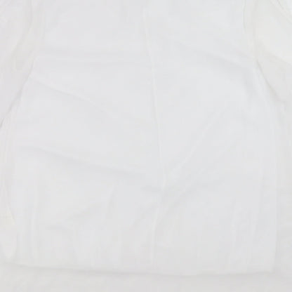OJT Womens White   Basic Blouse Size XL  - cold Shoulder