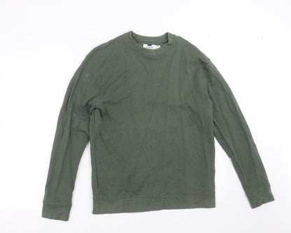 Topman Mens Green   Pullover Sweatshirt Size XS