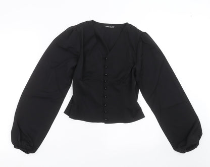 SheIn Womens Black   Basic Blouse Size S