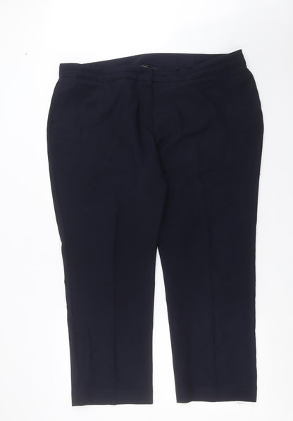 Bonmarché Womens Blue   Trousers  Size 20 L26 in