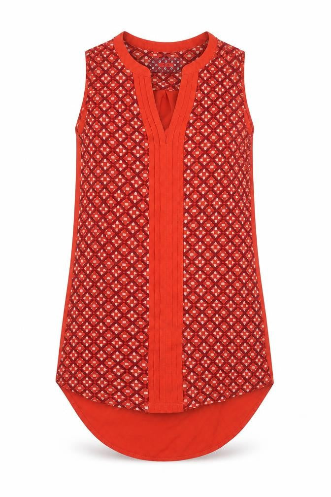 Womens UK Size 6 NEXT Red Basic Blouse