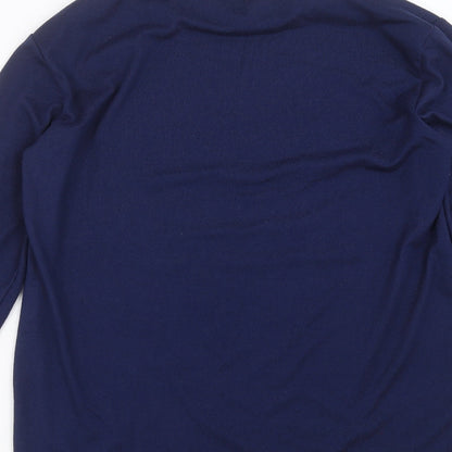 VERY MAN Mens Blue  Knit Pullover Jumper Size M  - santa let me explain