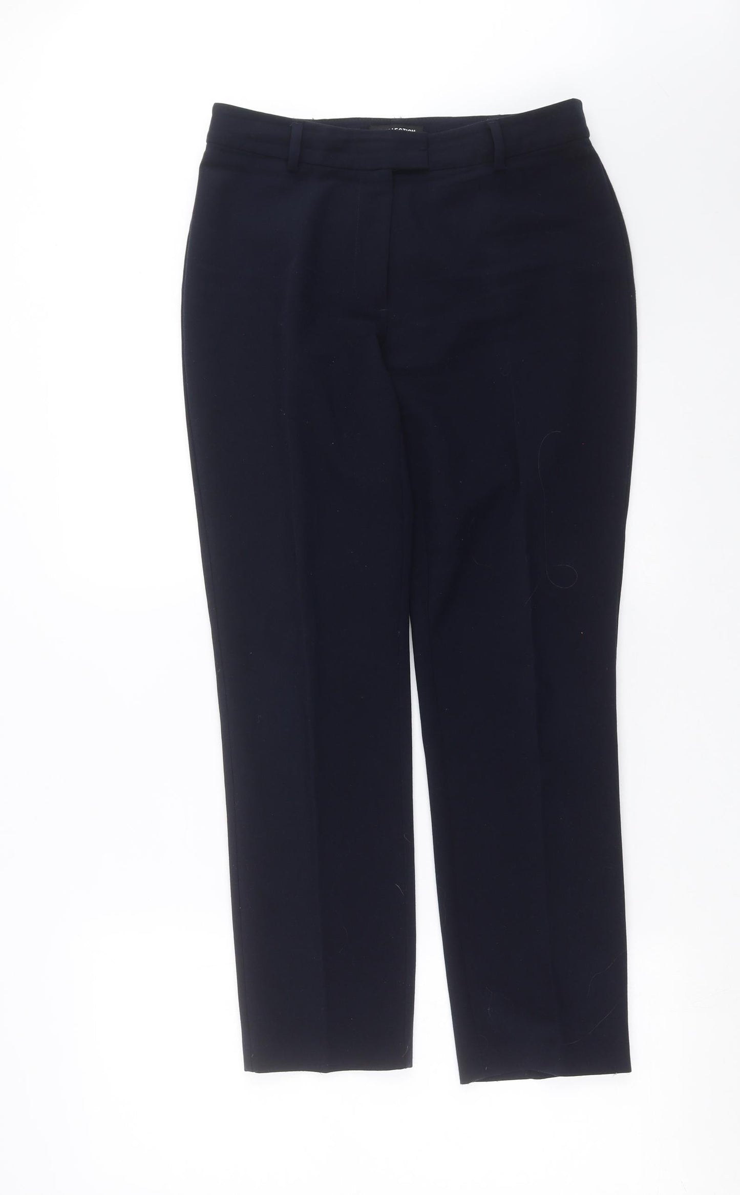 Womens UK Size 10 Debenhams Regular Fit  Blue Trousers