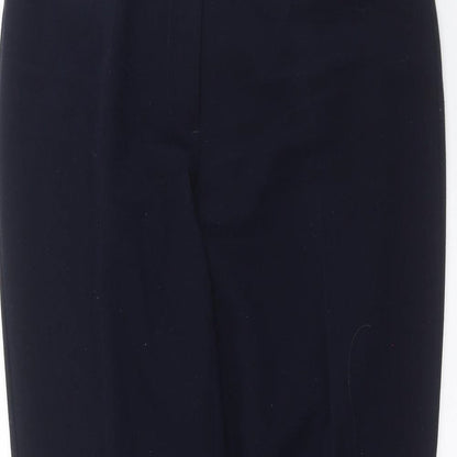 Womens UK Size 10 Debenhams Regular Fit  Blue Trousers