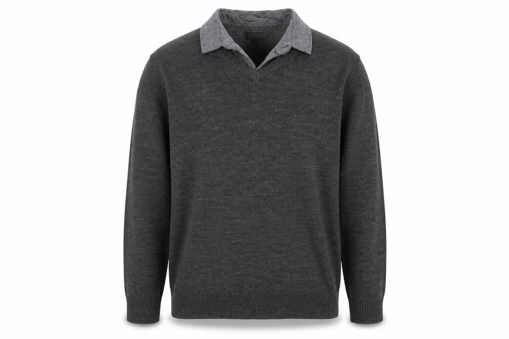 Mens UK Size L industrialize Grey Pullover Jumper