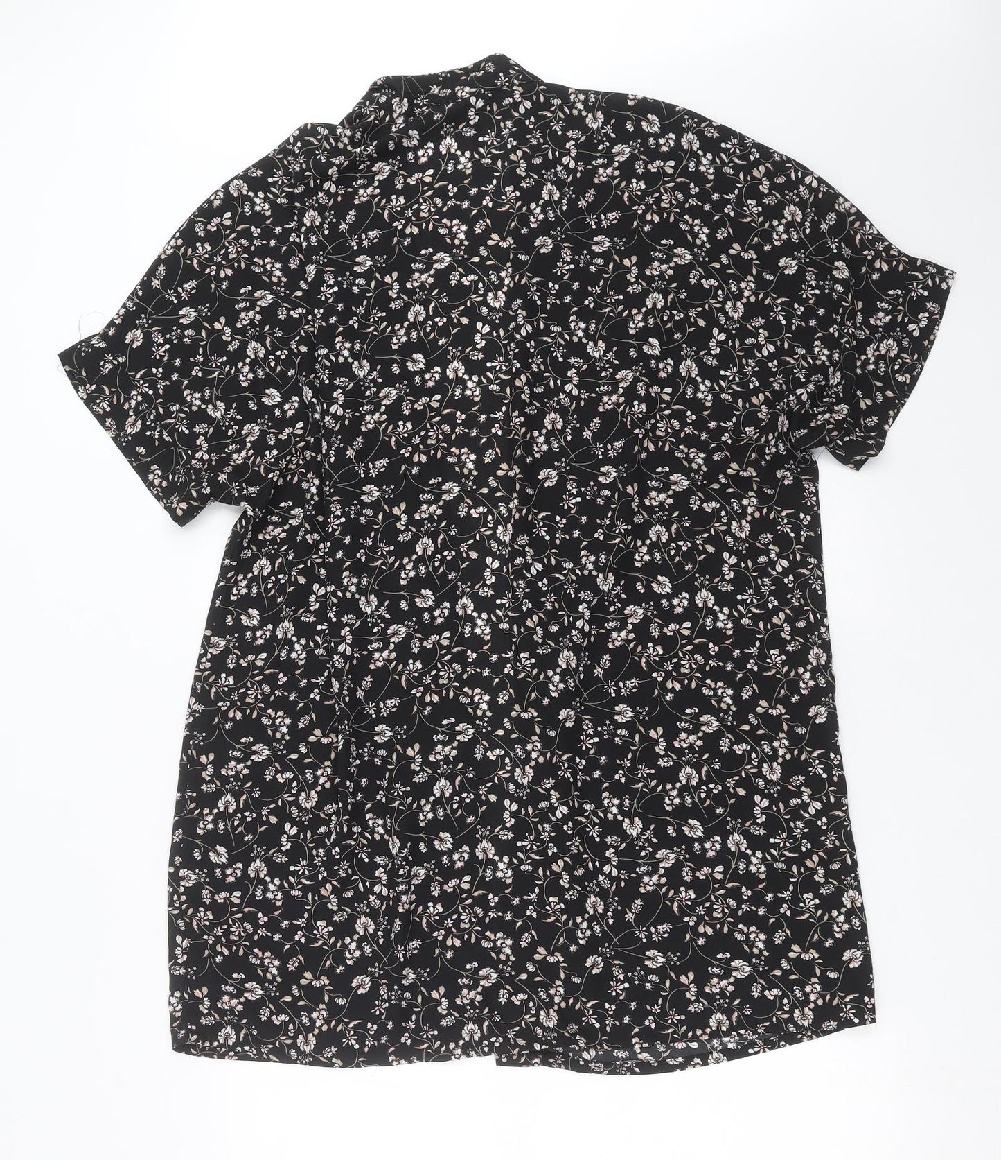 Divided by H&M Womens Black Floral  Cardigan Jumper Size XS
