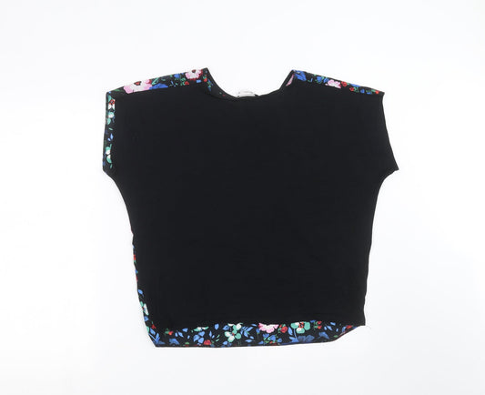 Womens UK Size 10 TU Black Basic Blouse