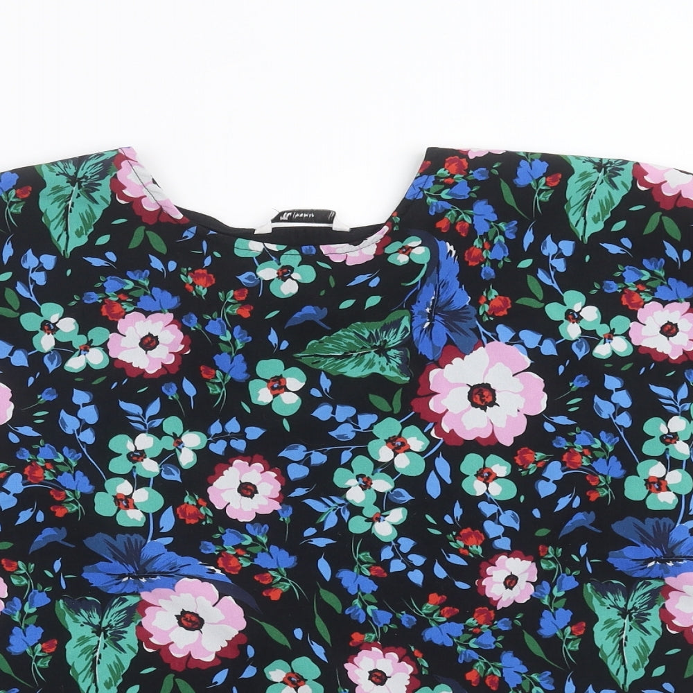 Womens UK Size 10 TU Black Basic Blouse
