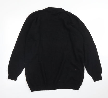 Womens UK Size M Alfred Dunner Black Pullover Jumper
