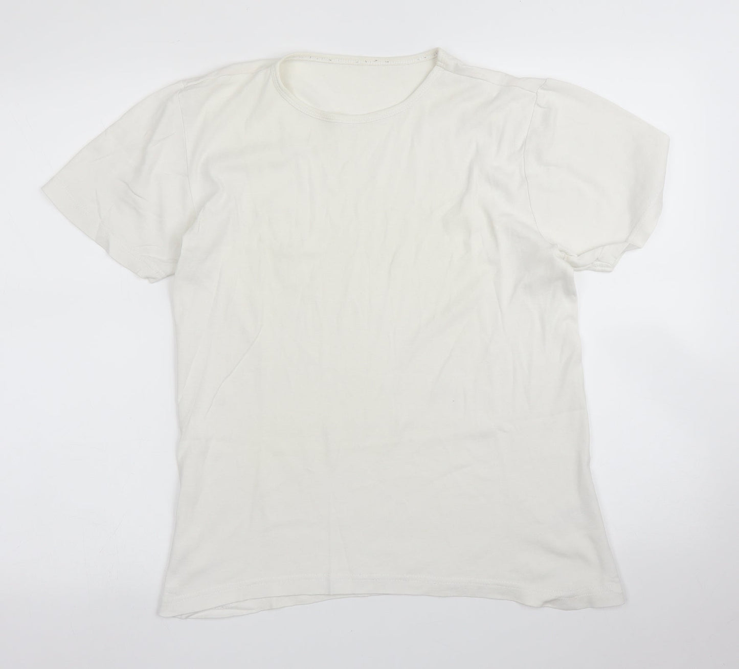 George Womens White   Basic T-Shirt Size M