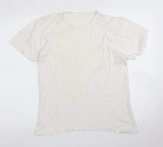 George Womens White   Basic T-Shirt Size M