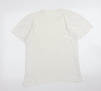 George Womens White   Basic T-Shirt Size M