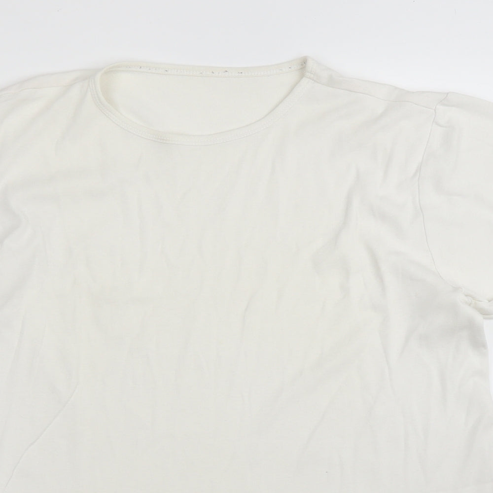 George Womens White   Basic T-Shirt Size M