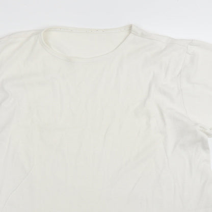 George Womens White   Basic T-Shirt Size M