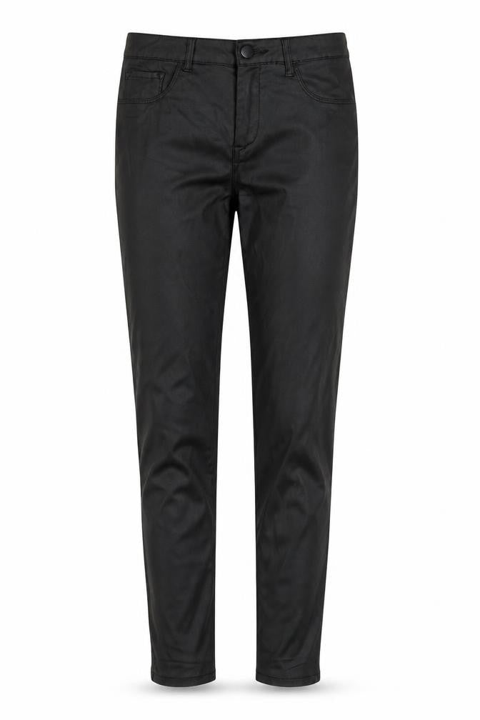 Womens UK Size 26 in Pieces Regular Fit Carrot Black Trousers