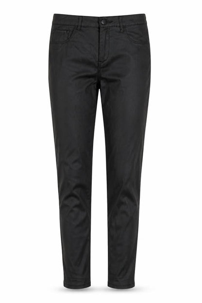 Womens UK Size 26 in Pieces Regular Fit Carrot Black Trousers
