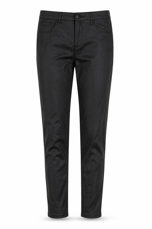Womens UK Size 26 in Pieces Regular Fit Carrot Black Trousers