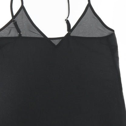 River Island Womens Black   Camisole Blouse Size 12