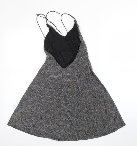H&M Womens Silver   A-Line  Size XS