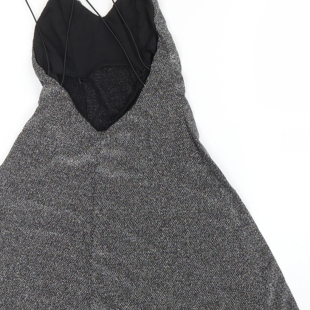 H&M Womens Silver   A-Line  Size XS