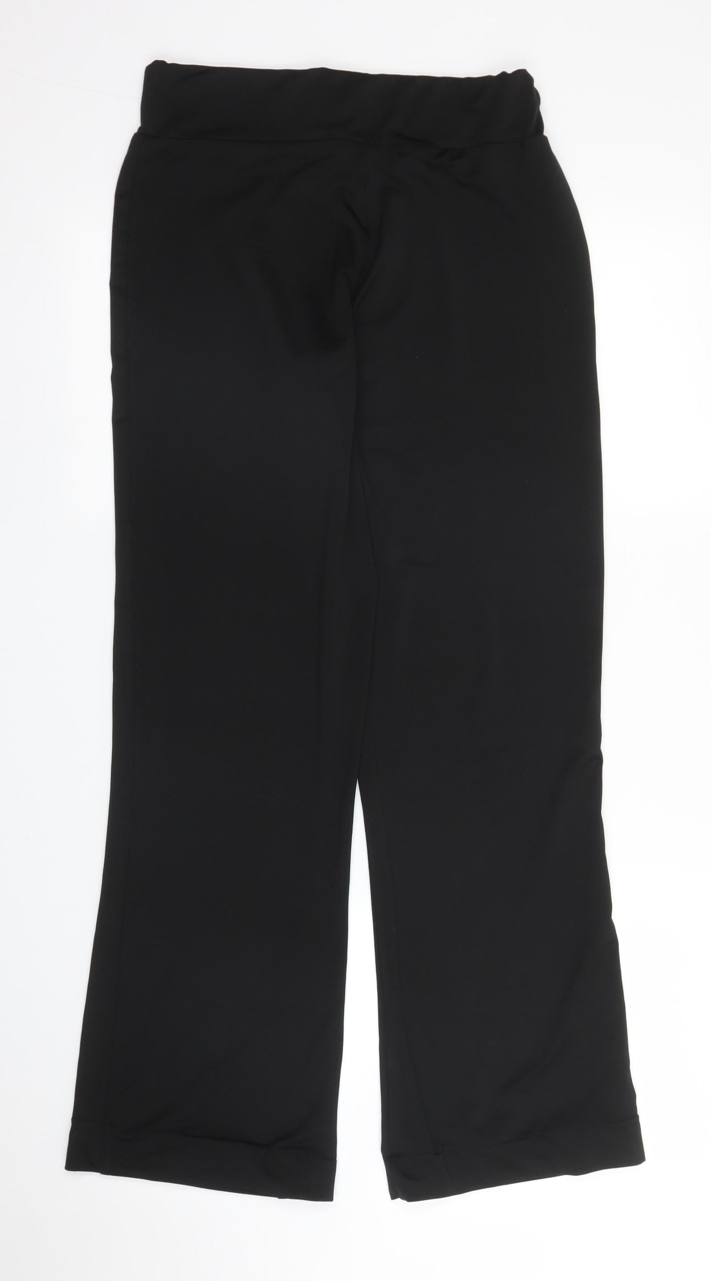 KP Womens Black   Trousers  Size 12 L29 in