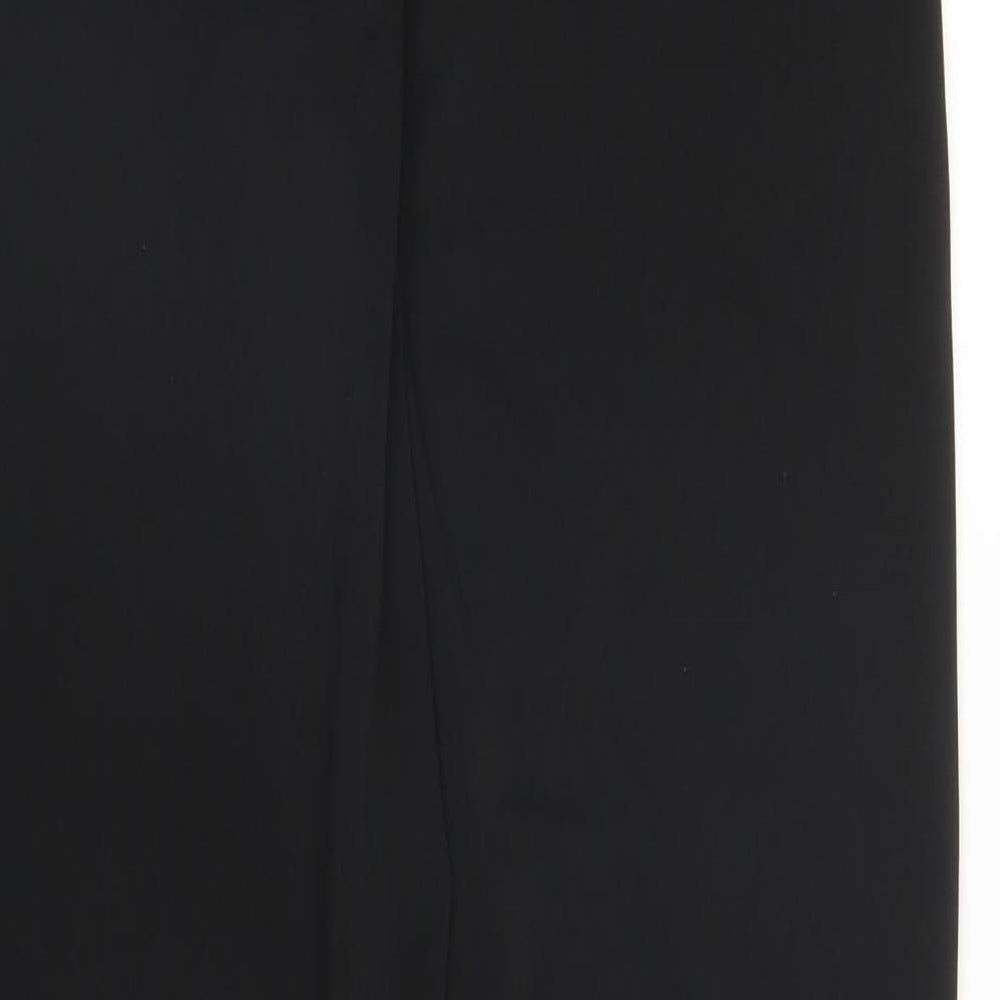 KP Womens Black   Trousers  Size 12 L29 in