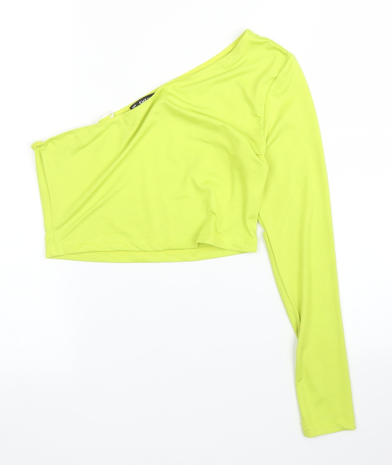 SheIn Womens Green   Cropped Blouse Size M