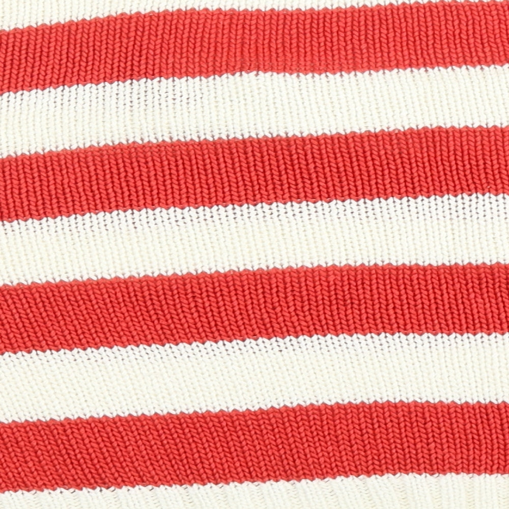 F&F Womens Red Striped  Pullover Jumper Size 14