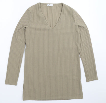 Papaya Womens Grey   Basic T-Shirt Size 8