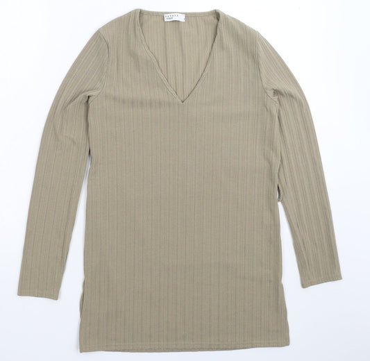 Papaya Womens Grey   Basic T-Shirt Size 8