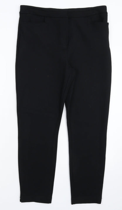 Soon Womens Black   Trousers  Size 8 L25 in