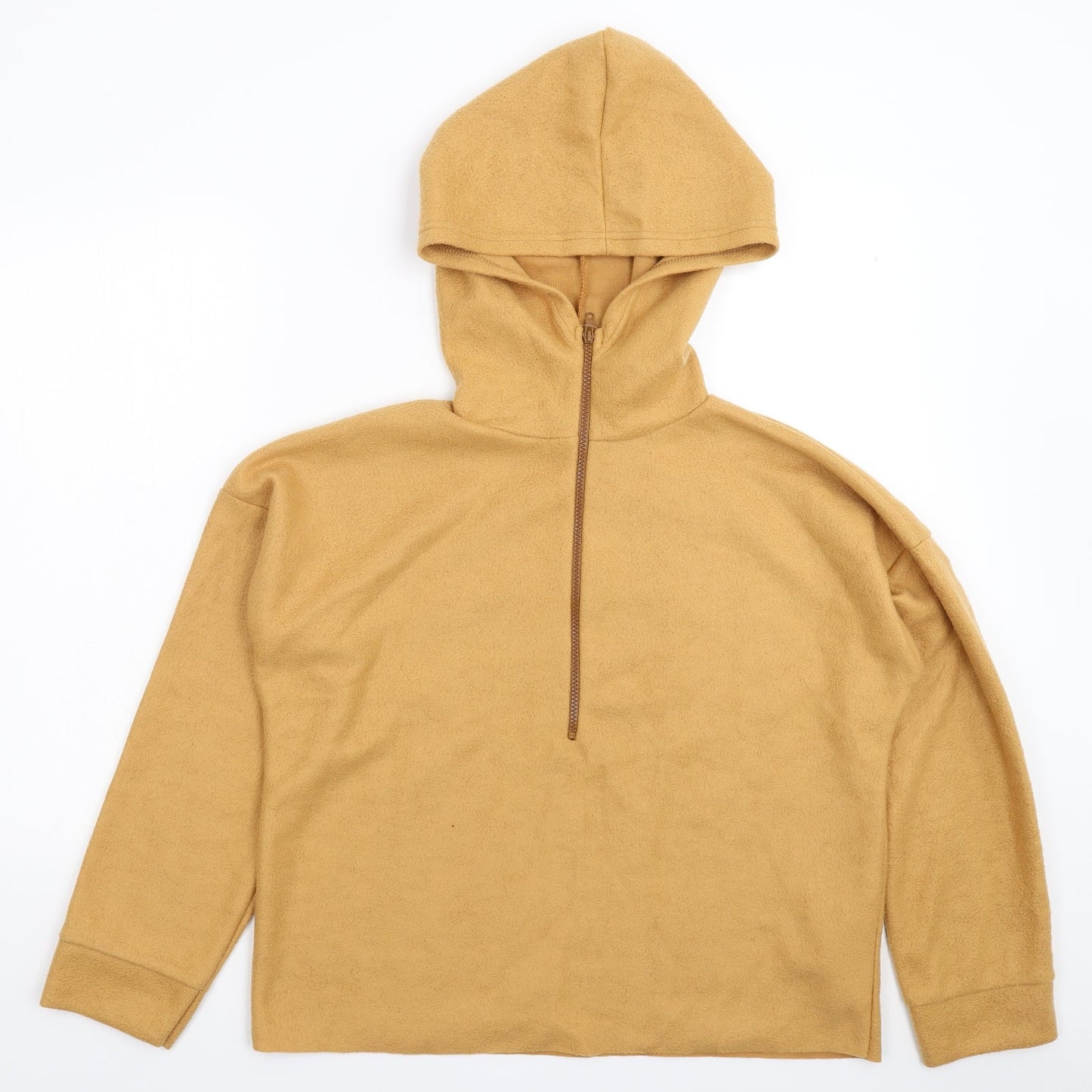 Missguided Womens Beige  Fleece Jacket  Size 8  - Oversized