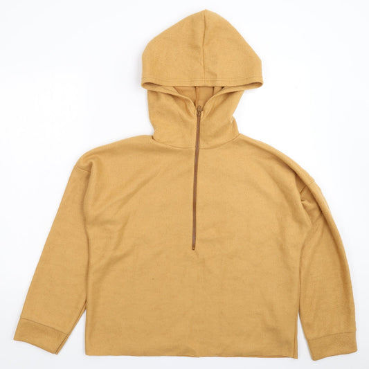 Missguided Womens Beige  Fleece Jacket  Size 8  - Oversized