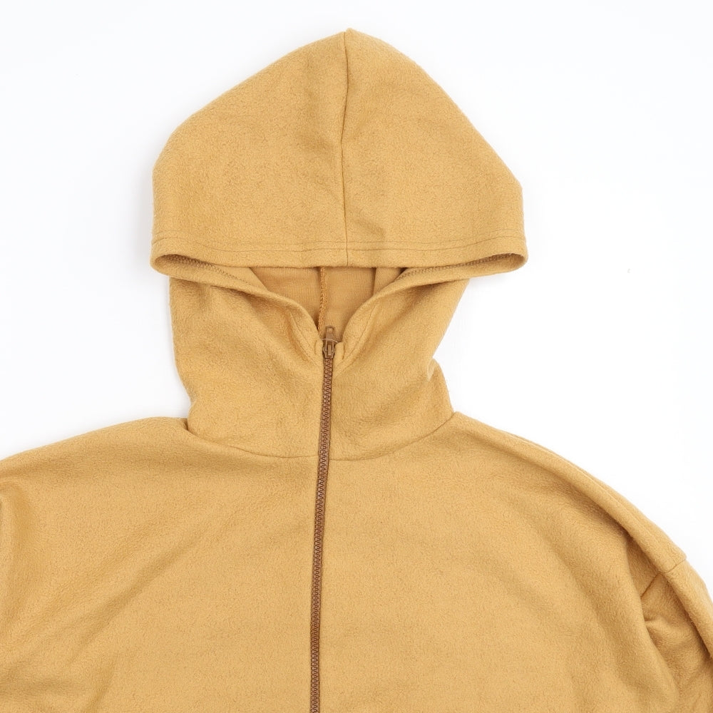 Missguided Womens Beige  Fleece Jacket  Size 8  - Oversized