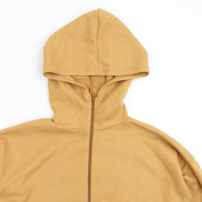 Missguided Womens Beige  Fleece Jacket  Size 8  - Oversized