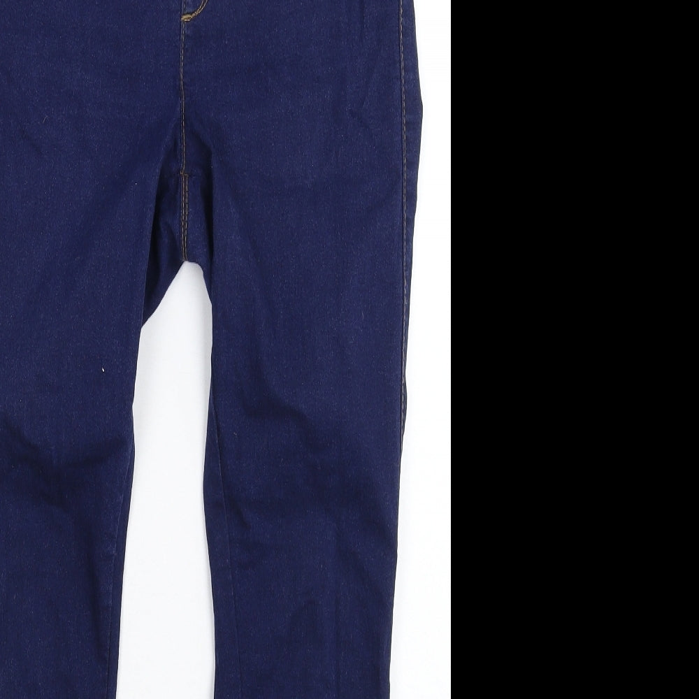 Denim & Co. Womens Blue  Denim Jegging Jeans Size 12 L26 in