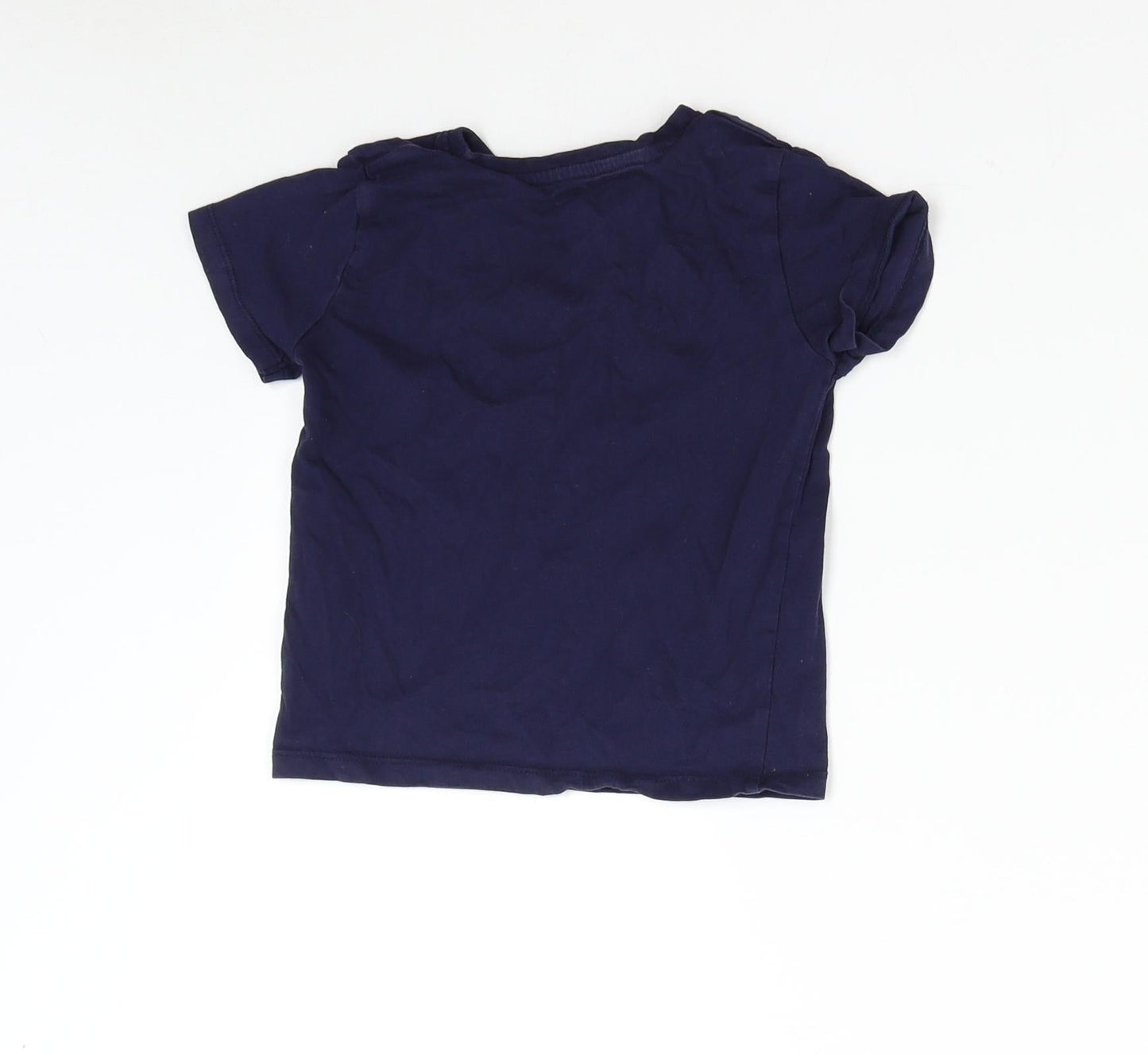 Jeff & Co Boys Blue Solid   Pyjama Top Size 2-3 Years  - Football Sleep Goals