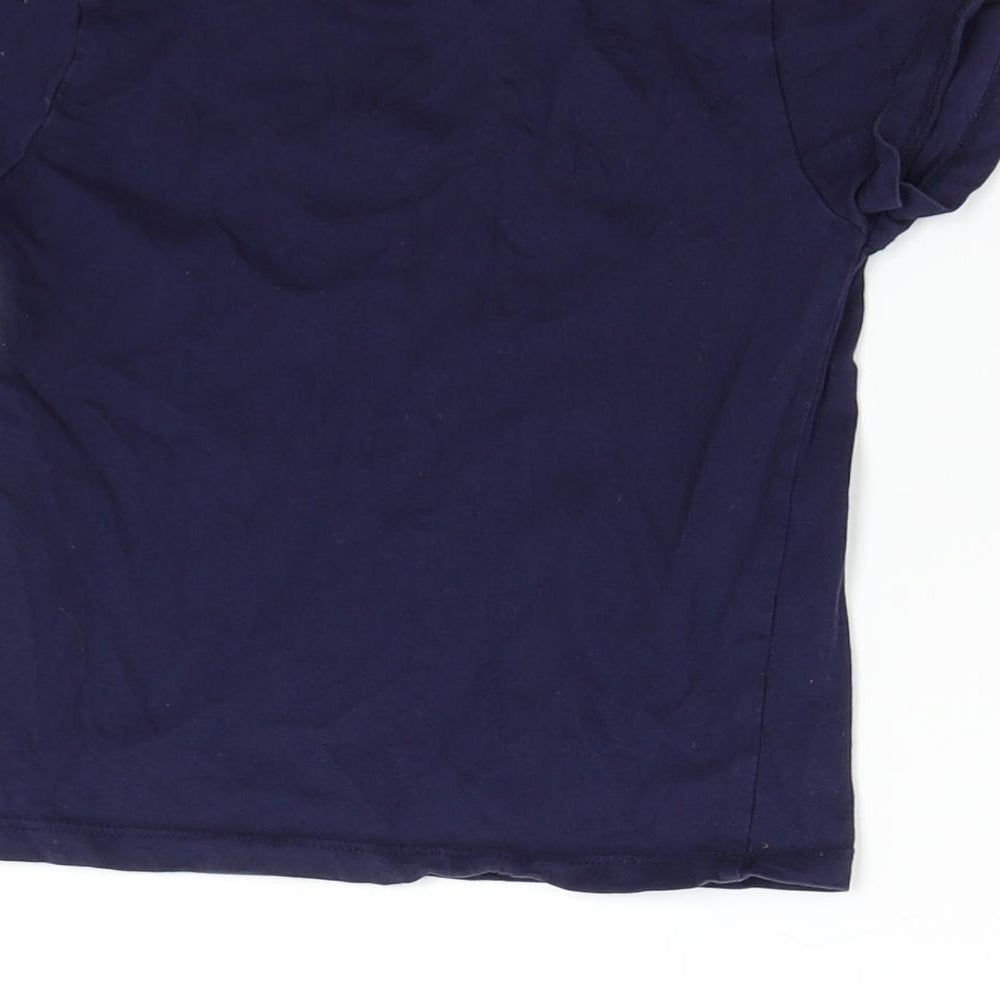 Jeff & Co Boys Blue Solid   Pyjama Top Size 2-3 Years  - Football Sleep Goals