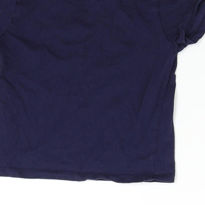 Jeff & Co Boys Blue Solid   Pyjama Top Size 2-3 Years  - Football Sleep Goals